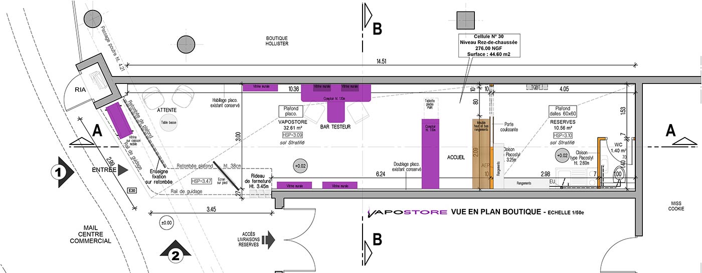 VAPOSTORE toison d'or PLAN