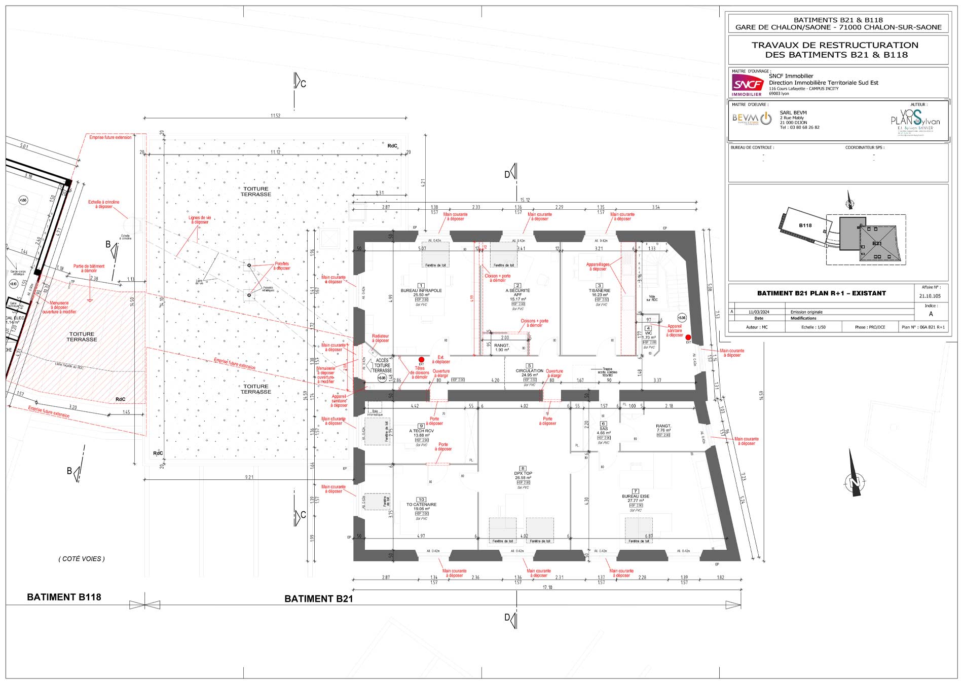 Etage B21 projet